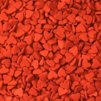 Посыпка сахарная Сердечки красные большие, 100 гр. - купить в магазине КондитерХауз Посыпка сахарная Сердечки красные большие, 100 гр.