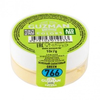 Краситель сухой водорастворимый GUZMAN зеленый салатовый №766, 10гр