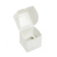 Коробка для капкейков с окном, 1 ячейка