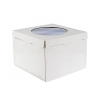Коробка для тортов с окном 50х50х25см
