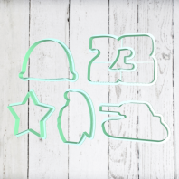 Набор форм для пряников 23 Февраля, 5шт - купить в магазине КондитерХауз Набор форм для пряников 23 Февраля, 5шт