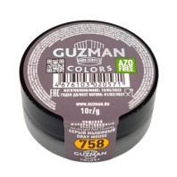 Краситель сухой жирорастворимый GUZMAN Серый мышиный №758, 10гр - купить в магазине КондитерХауз Краситель сухой жирорастворимый GUZMAN Серый мышиный №758, 10гр