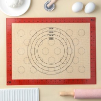 Коврик для выпечки и раскатки теста с разметкой Пекарь, 30×40см - купить в магазине КондитерХауз Коврик для выпечки и раскатки теста с разметкой Пекарь, 30×40см