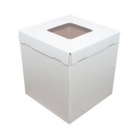 Коробка для тортов с окном 42х42х45см
