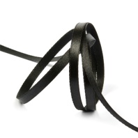 Лента атласная 6 мм Черная