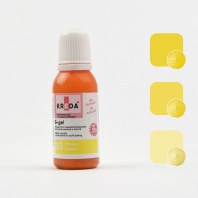 Краситель KREDA S-gel водорастворимый Лимон краситель концетрат, 10мл