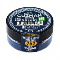 Краситель сухой жирорастворимый GUZMAN темно синий №752, 5гр