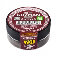 Краситель сухой жирорастворимый GUZMAN темный коричневый №731, 5гр - купить в магазине КондитерХауз Краситель сухой жирорастворимый GUZMAN темный коричневый №731, 5гр