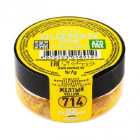 Краситель сухой жирорастворимый GUZMAN желтый №714, 5гр - купить в магазине КондитерХауз Краситель сухой жирорастворимый GUZMAN желтый №714, 5гр