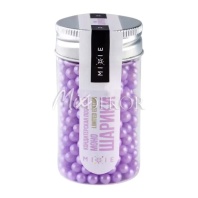 Кондитерская посыпка MIXIE Моно-шарики жемчуг сиреневый Limited edition, 50 гр