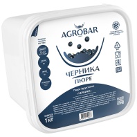 Замороженное пюре Черника АГРОБАР - купить в магазине КондитерХауз Замороженное пюре Черника АГРОБАР
