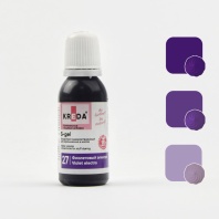 Краситель KREDA S-gel водорастворимый Фиолетовый электро краситель концетрат, 10мл - купить в магазине КондитерХауз Краситель KREDA S-gel водорастворимый Фиолетовый электро краситель концетрат, 10мл