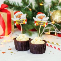 Шпажки Исполнения желаний, Дедушка Мороз, набор 12 шт. - купить в магазине КондитерХауз Шпажки Исполнения желаний, Дедушка Мороз, набор 12 шт.