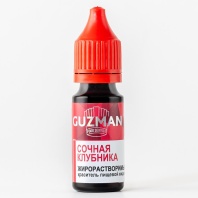 Краситель жидкий жирорастворимый GUZMAN Сочная Клубника, 15мл