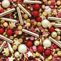 Кондитерская посыпка MIXIE Красный бархат, 50 гр