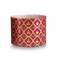 Форма бумажная КУЛИЧ PA110/85 красно-золотая ПАСХА, 5шт