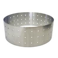 Перфорированное кольцо для выпечки 220х30мм. - купить в магазине КондитерХауз Перфорированное кольцо для выпечки 220х30мм.