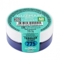 Краситель сухой водорастворимый GUZMAN тиффани №775, 10гр - купить в магазине КондитерХауз Краситель сухой водорастворимый GUZMAN тиффани №775, 10гр