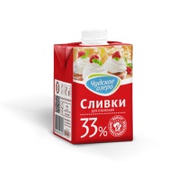 Сливки Чудское озеро 33%, 500мл