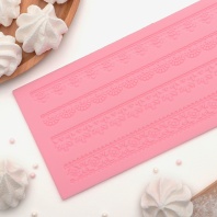 Коврик для айсинга Узкие полосы 40х12см