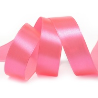Лента атласная 25 мм Розовая
