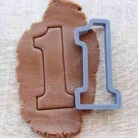 Форма для пряников Цифра 1, 10см
