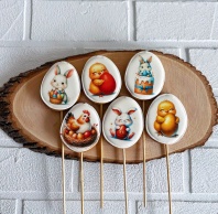 Пряник Пасхальное яйцо 7см - купить в магазине КондитерХауз Пряник Пасхальное яйцо 7см