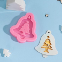 Молд Рождественский звон 10×9×1,5 см