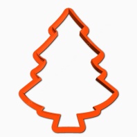 Форма для пряников Рождественская Ёлочка, 9см