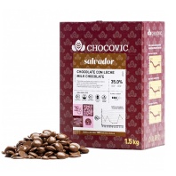 Молочный шоколад CHOCOVIC Salvador 35% - купить в магазине КондитерХауз Молочный шоколад CHOCOVIC Salvador 35%
