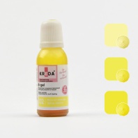 Краситель KREDA S-gel водорастворимый Жёлтый электро краситель концетрат, 10мл
