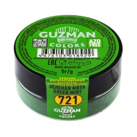 Краситель сухой жирорастворимый GUZMAN зеленая мята №721, 5гр