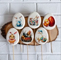 Пряник Пасхальное яйцо 9см - купить в магазине КондитерХауз Пряник Пасхальное яйцо 9см