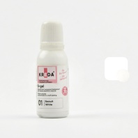 Краситель KREDA S-gel водорастворимый Белый краситель концетрат, 10мл - купить в магазине КондитерХауз Краситель KREDA S-gel водорастворимый Белый краситель концетрат, 10мл