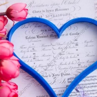 Форма для пряников Сердце элегантное, 10см