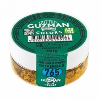 Краситель сухой водорастворимый GUZMAN зеленый изумруд №765, 10гр