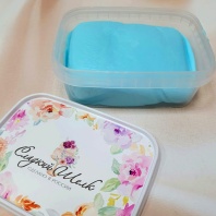 Сахарная мастика Сладкий шелк, Голубая