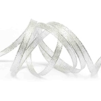 Лента порча серебрянная 6 мм