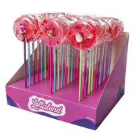 Леденцы на палочке Диск с цветами и травами, 30гр - купить в магазине КондитерХауз Леденцы на палочке Диск с цветами и травами, 30гр