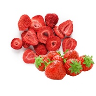 Сублимированная клубника в слайсы, 50гр - купить в магазине КондитерХауз Сублимированная клубника в слайсы, 50гр