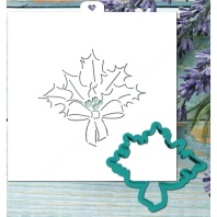 Форма для пряников с трафаретом Трилистник 1