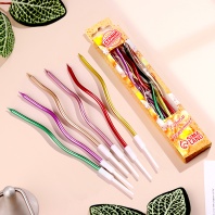 Свечи для торта витые Серпантин, Разноцветные, 6 шт - купить в магазине КондитерХауз Свечи для торта витые Серпантин, Разноцветные, 6 шт