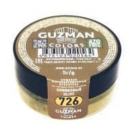 Краситель сухой жирорастворимый GUZMAN оливковый №726, 5гр - купить в магазине КондитерХауз Краситель сухой жирорастворимый GUZMAN оливковый №726, 5гр