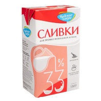 Сливки Чудское озеро 33% 1 л.