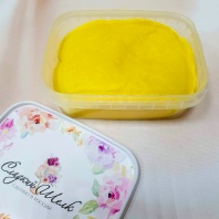 Сахарная мастика Сладкий шелк, Желтая