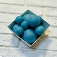 Шары из шоколадной глазури Голубые, набор 9-11 шт - купить в магазине КондитерХауз Шары из шоколадной глазури Голубые, набор 9-11 шт