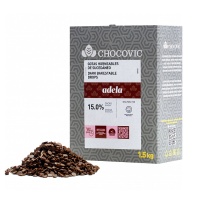 Темные термостабильные капли из глазури CHOCOVIC Adela