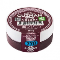 Краситель сухой водорастворимый GUZMAN винный №770, 10гр - купить в магазине КондитерХауз Краситель сухой водорастворимый GUZMAN винный №770, 10гр