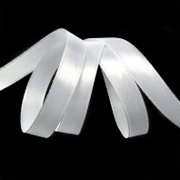 Лента атласная 12 мм Белая