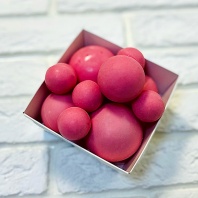 Шары из шоколадной глазури Розовые, набор 9-11 шт - купить в магазине КондитерХауз Шары из шоколадной глазури Розовые, набор 9-11 шт